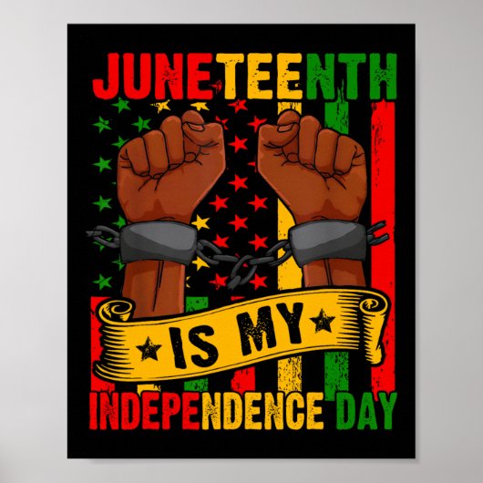 Poster Le 11 Juillet Ma Fête De L'Indépendance Libre Ish (Devant)