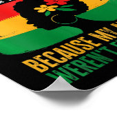 Poster Le 11 juin américain est ma fête d'indépendance 4 (Coin)