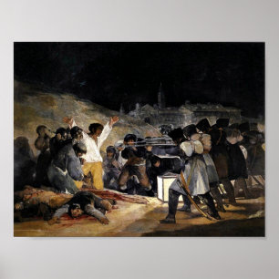 Poster Le 3 mai par Francisco de Goya
