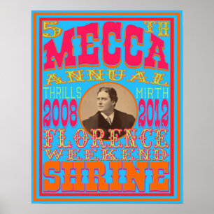 Poster Le 5e week-end annuel des "Shriners de la Mecque"