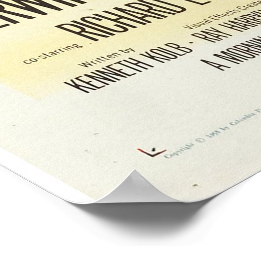 Poster Le 7ème voyage de Sinbad (Coin)