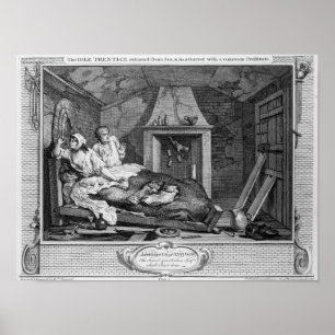 Poster Le 'apprenti oisif retourné de la mer