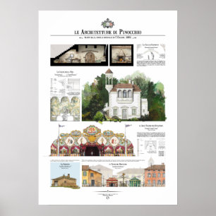 Poster Le Architetture di Pinocchio