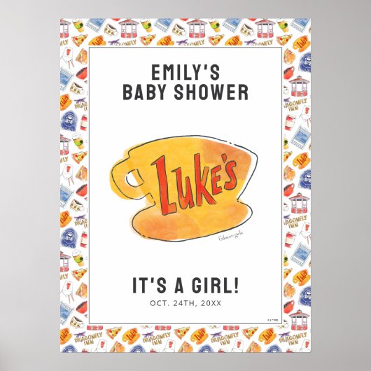 Poster Le Baby shower de Gilmore Girl (Devant)