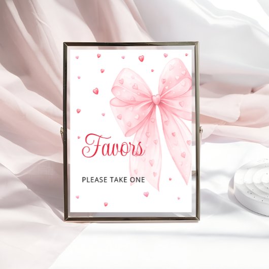 Poster Le Baby shower de la ceinture rose de Saint-Valent