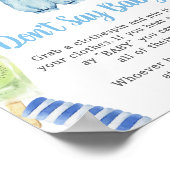 Poster Le Baby shower de Popsicle ne dit pas Baby (Coin)