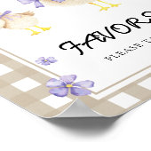 Poster Le Baby shower des petites oies (Coin)