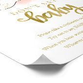 Poster Le Baby shower fantôme d'Halloween ne dit pas sign (Coin)