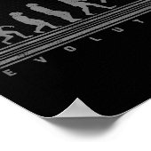 Poster Le Badminton Evolutions Retro Shuttle Hommes Badmi (Coin)