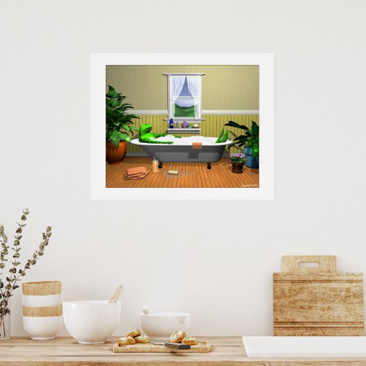 Poster Le Bain (Cuisine)