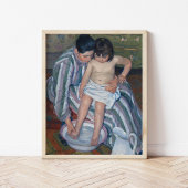 Poster Le bain de l'enfant | Mary Cassatt