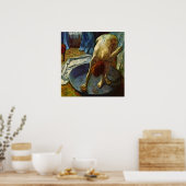 Poster Le bain par Edgar Degas (Cuisine)