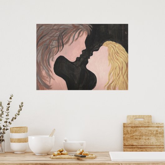 Poster Le baiser (Cuisine)
