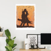 Poster Le baiser (Bureau à domicile)