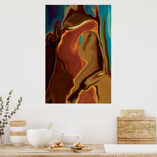 Poster Le baiser (Cuisine)