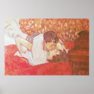 Poster Le baiser, 1893