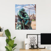 Poster Le baiser d'Auguste Rodin aux Tuileries, Paris (Bureau à domicile)