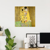 Poster Le baiser de Gustav Klimt (Bureau à domicile)