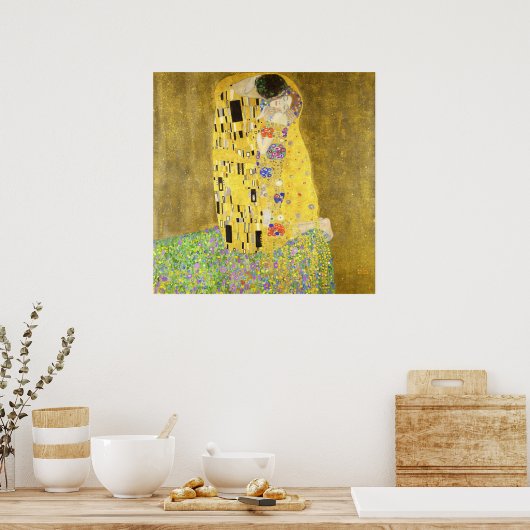 Poster Le baiser de Gustav Klimt (Cuisine)