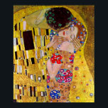 Poster Le baiser de Gustav Klimt<br><div class="desc">Ce tableau intitulé The Kiss est réalisé par le célèbre artiste Gustav Klimt. À propos de Gustav Klimt Gustav Klimt était un peintre symboliste autrichien et l'un des membres les plus importants du mouvement de sécession de Vienne. Il est devenu l'un des membres fondateurs et président de la Wiener Sezession...</div>