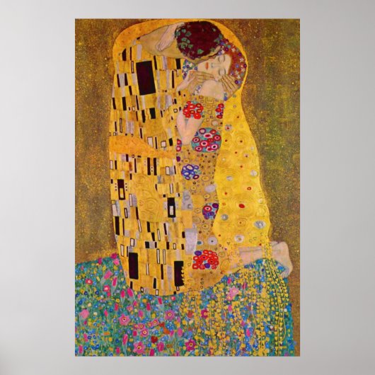 Poster Le Baiser de Klimt (Devant)