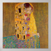 Poster Le baiser de Klimt (Devant)
