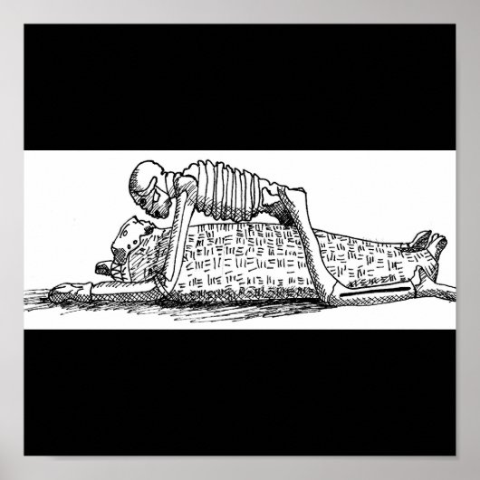 Poster "Le baiser de la mort" (Devant)