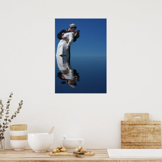 Poster Le baiser de la Seconde Guerre mondiale (Cuisine)