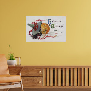 Poster Le Baiser de la Sorcière : un Citrouille d'Hallowe