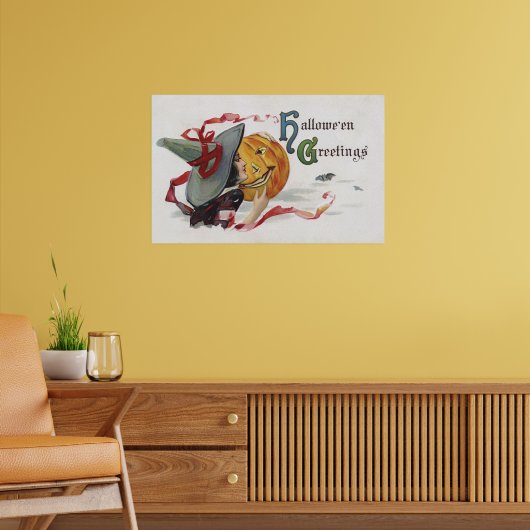 Poster Le Baiser de la Sorcière : un Citrouille d'Hallowe (Salon 2)