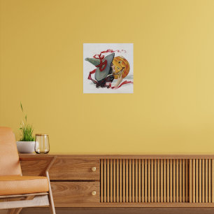 Poster Le Baiser de la Sorcière : une Citrouille de Hallo