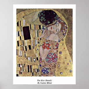 Poster Le Baiser (Détail) De Gustav Klimt