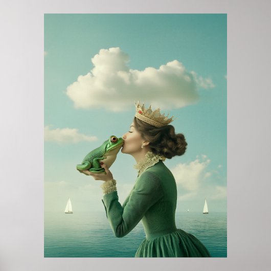 Poster Le baiser du prince de la grenouille (Devant)