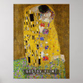 Poster Le baiser - Gustav Klimt (Devant)