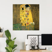 Poster Le baiser - Gustav Klimt (Bureau à domicile)