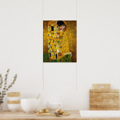 Poster Le Baiser par Gustav Klimt (Cuisine)