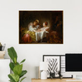 Poster Le baiser volé - Fragonard Romantic Art (Bureau à domicile)