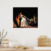 Poster Le baiser volé Imprimer par Jean-Honore Fragonard (Cuisine)