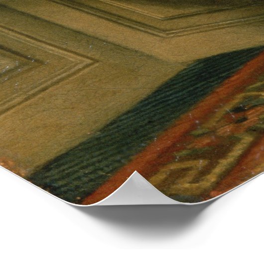 Poster Le baiser volé par Fragonard, Large (Coin)