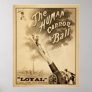 Poster Le bal du canon humain