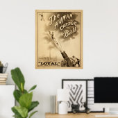 Poster Le bal du canon humain (Bureau à domicile)