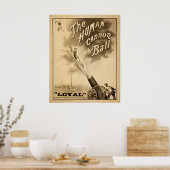 Poster Le bal du canon humain (Cuisine)