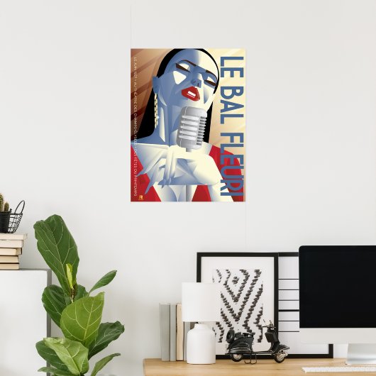 poster LE BAL FLEURI (Bureau à domicile)