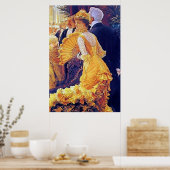 Poster Le Bal ~ James Tissot ~ Belle toile d'art Imprimer (Cuisine)