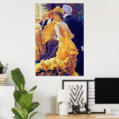 Poster Le Bal ~ James Tissot ~ Belle toile d'art Imprimer (Bureau à domicile)