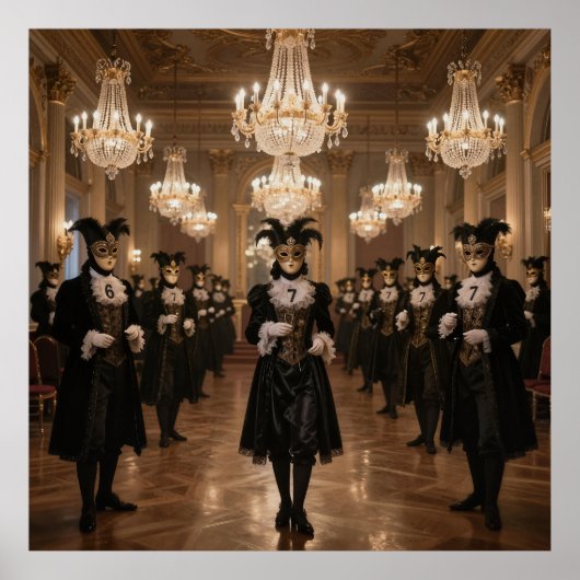 Poster Le Bal Masqué des Sept (Devant)