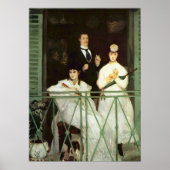Poster Le Balcon - Edouard Manet (Devant)