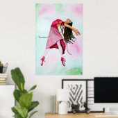 Poster Le Ballet En Rose (Bureau à domicile)