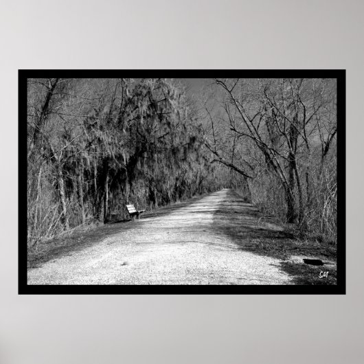 Poster Le banc (Devant)