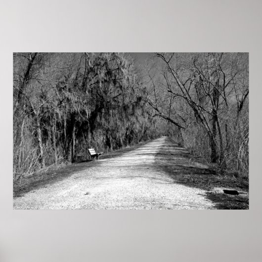 Poster Le banc (Devant)